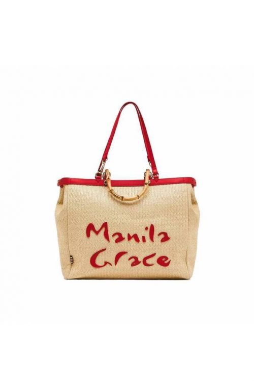 Borsa Shopping Manila Grace Corallo Large
