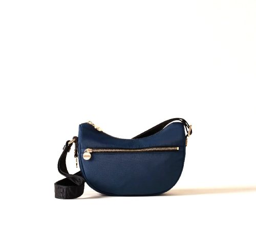 Mini Hobo Luna Bag Borbonese Blue